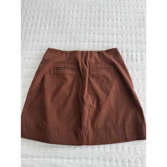 Women’s Spanx Stretch Twill Mini Skirt In Hickory Size M EUC - Picture 7 of 10